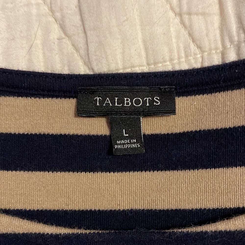 Talbots Stripped Dress - Picture 3 of 4